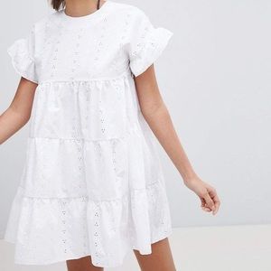 PrettyLittleThing White Dress
